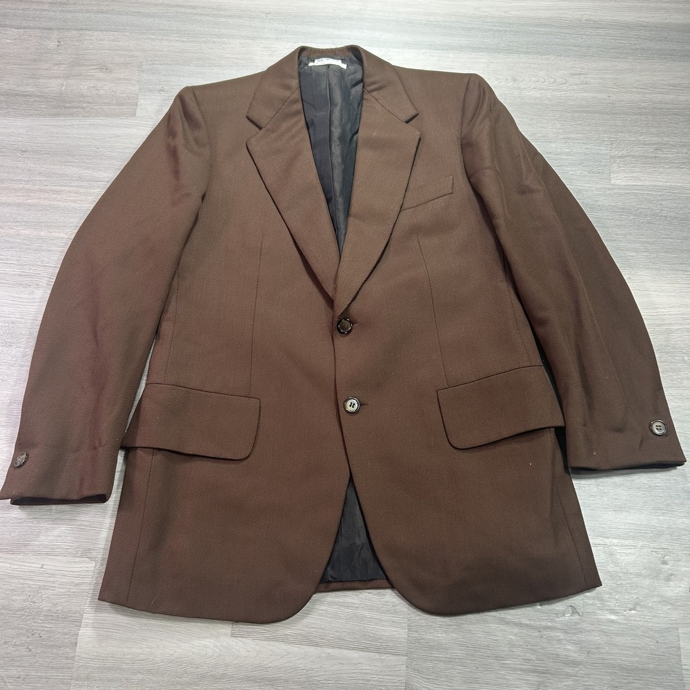 Brioni Blazer Mens 38 Brown Wool Roman Style Sport Coat Jacket Made Italy